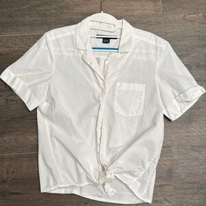 French Connection Cotton Button Down with tie